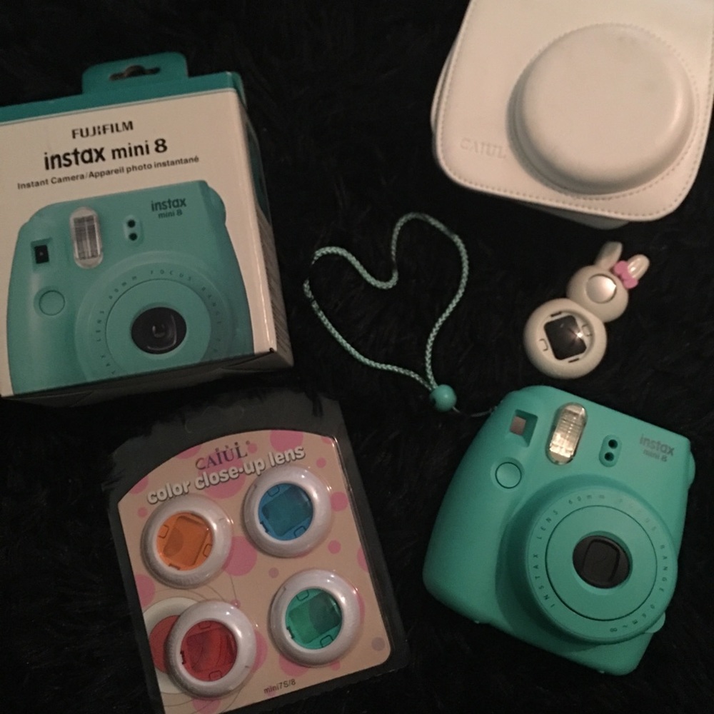 Fujifilm instax mini camera (RARE Aqua color)